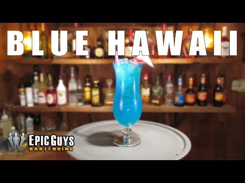 How to make a Blue Hawaii Cocktail | Epic Guys Bartending