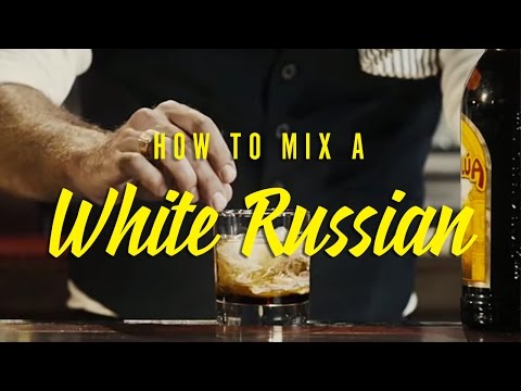 How to mix a perfect White Russian 🍸